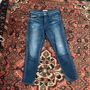 Moussy vintage skinny distressed jeans
